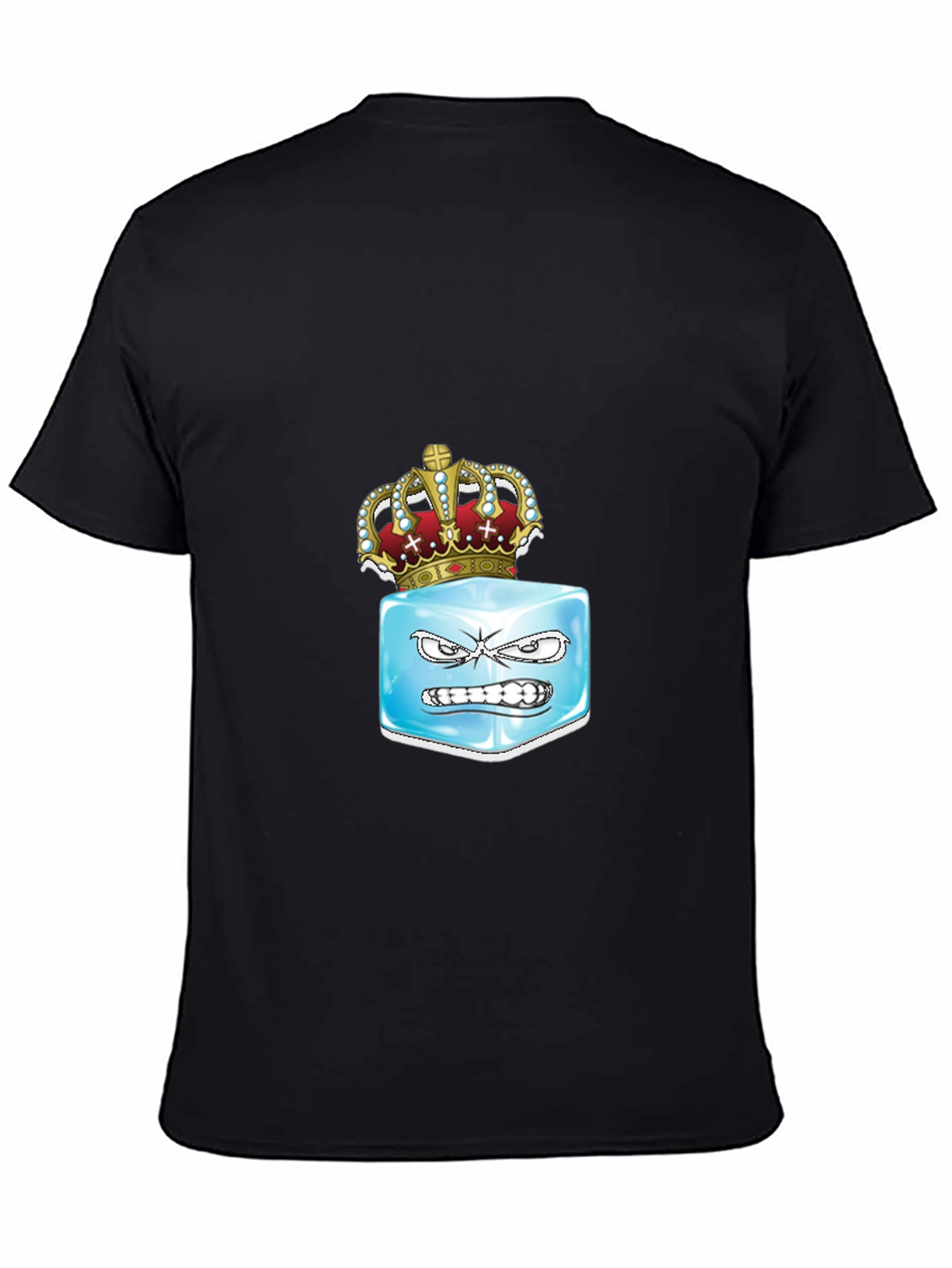 Iced Crown Graphic T-Shirt - Cool Design