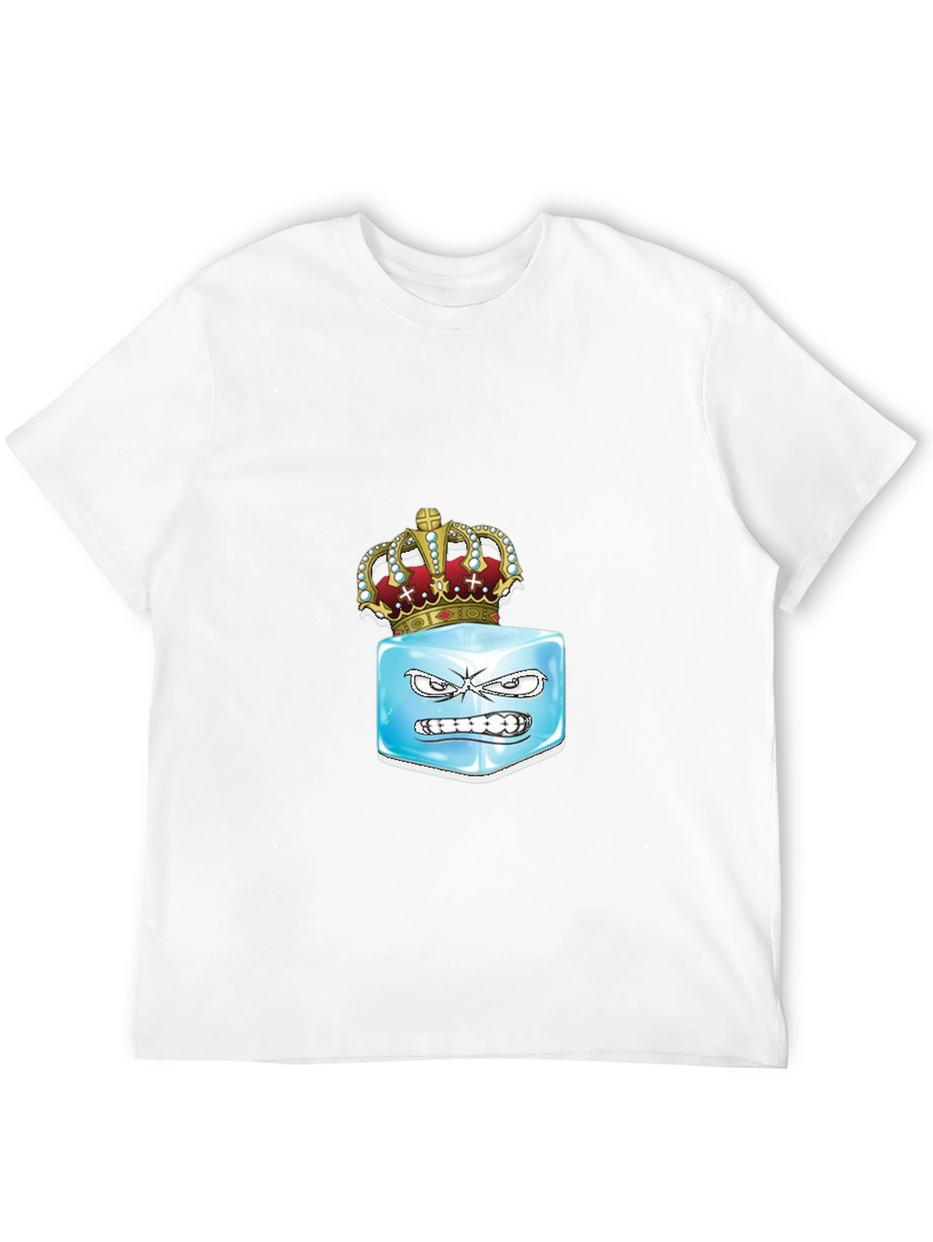Iced Crown Graphic T-Shirt - Cool Design