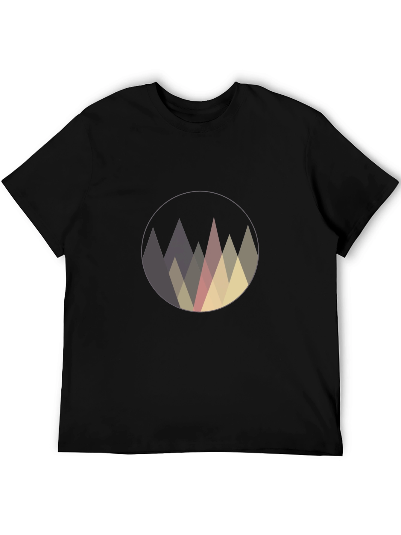 Geometric Mountain Peak Graphic Tee