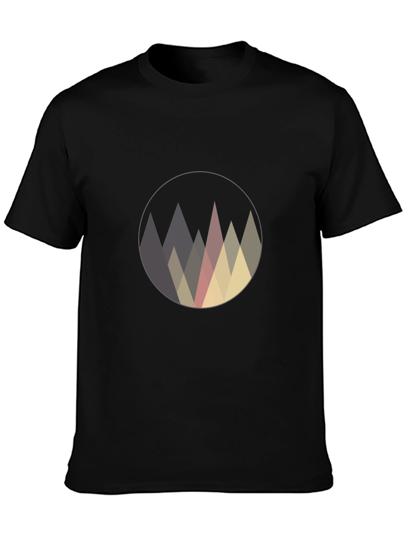 Geometric Mountain Peak Graphic Tee