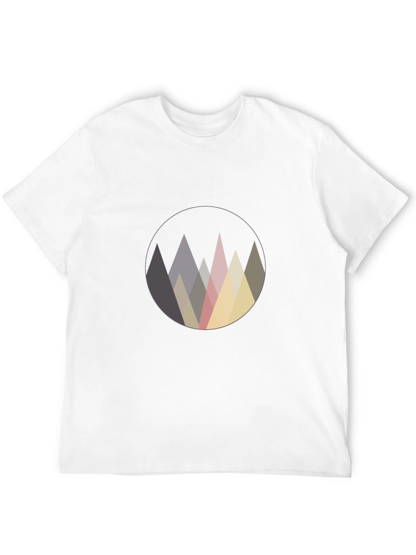 Geometric Mountain Peak Graphic Tee