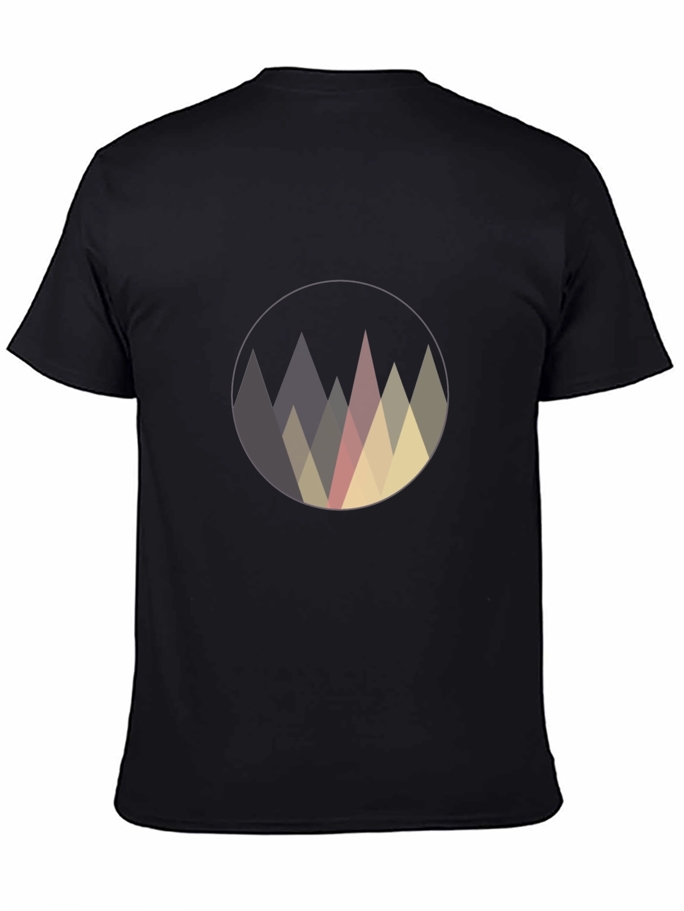 Geometric Mountain Peak Graphic Tee