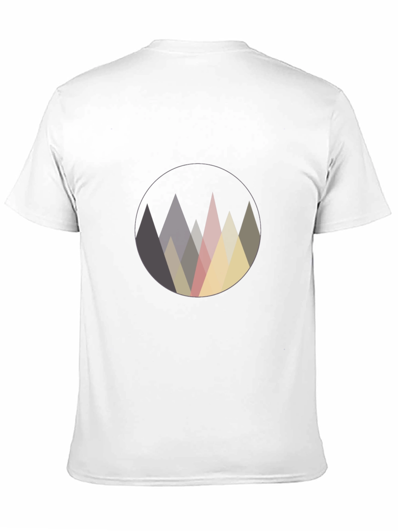 Geometric Mountain Peak Graphic Tee