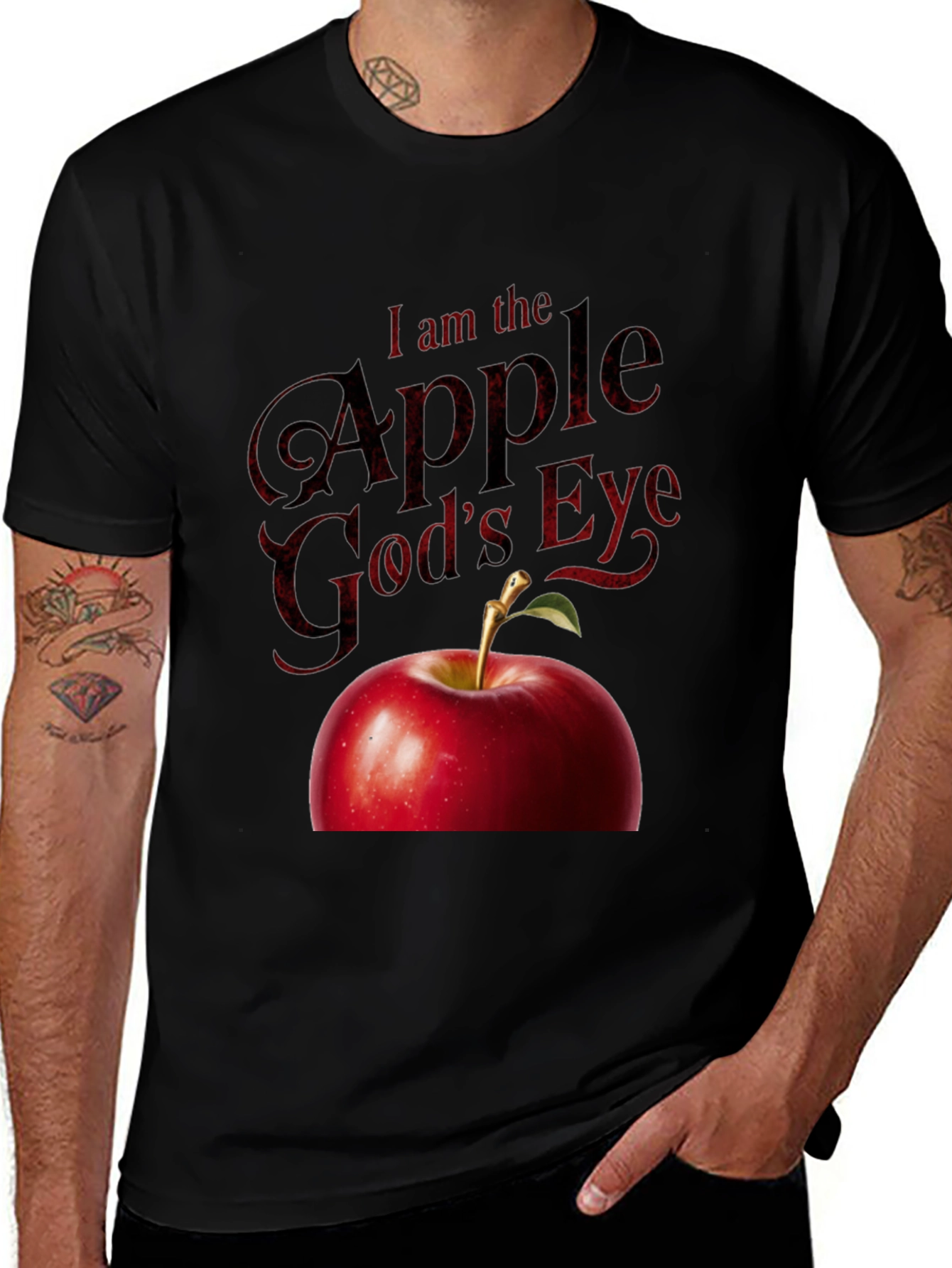 I Am The Apple Gods Eye Graphic Tee