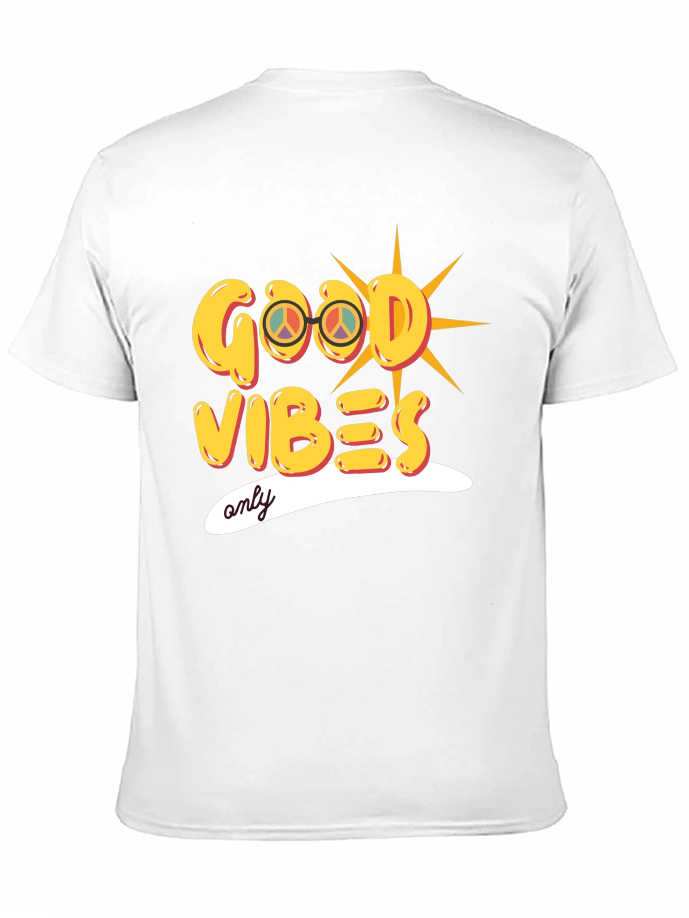Good Vibes Only Graphic Tee - Stylish Black T-Shirt