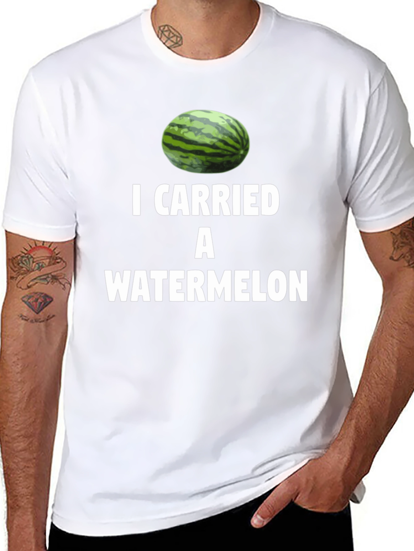 I Carried A Watermelon T-Shirt Funny Movie Inspired Tee