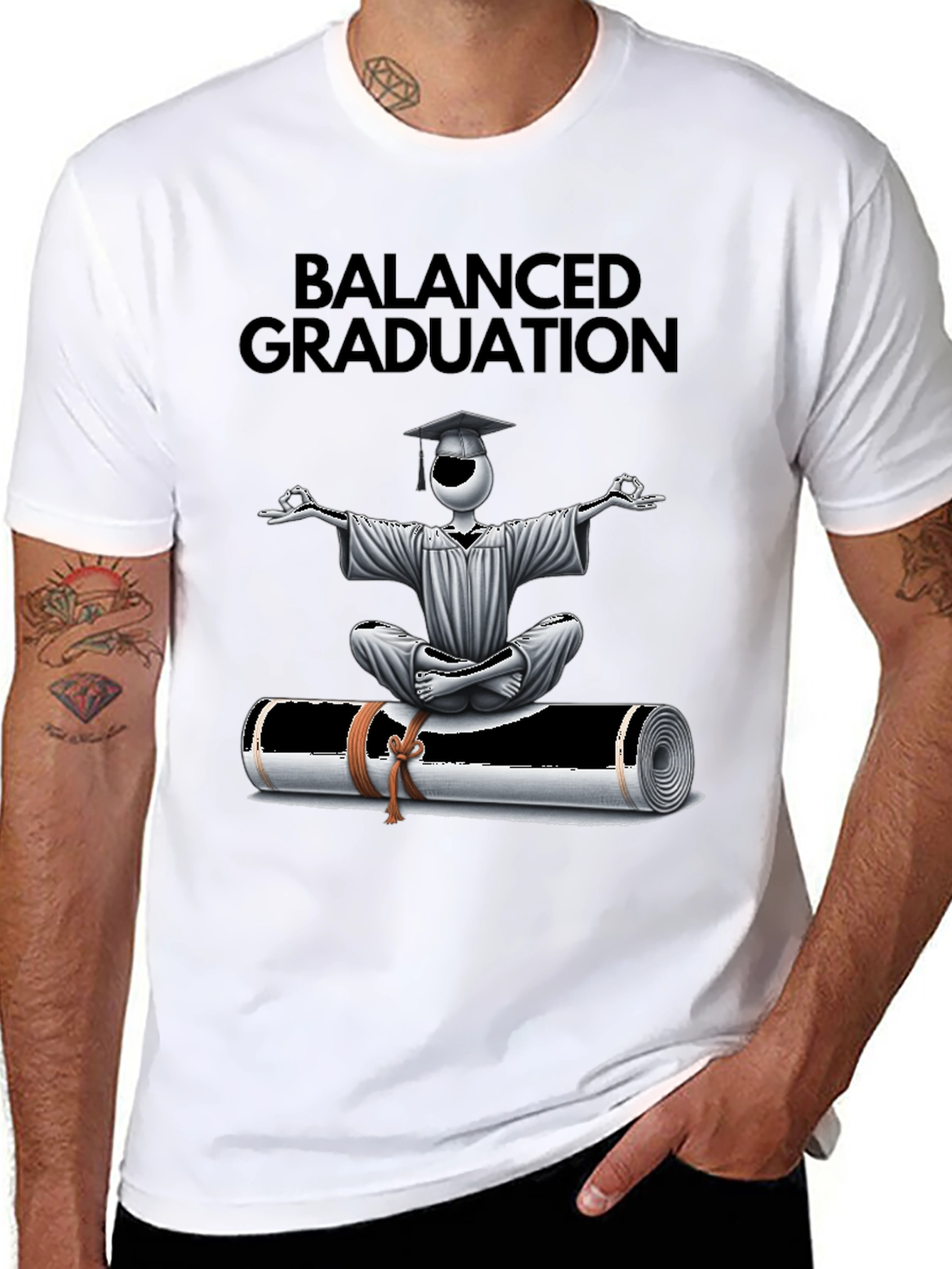 Balanced Graduation Graphic T-Shirt