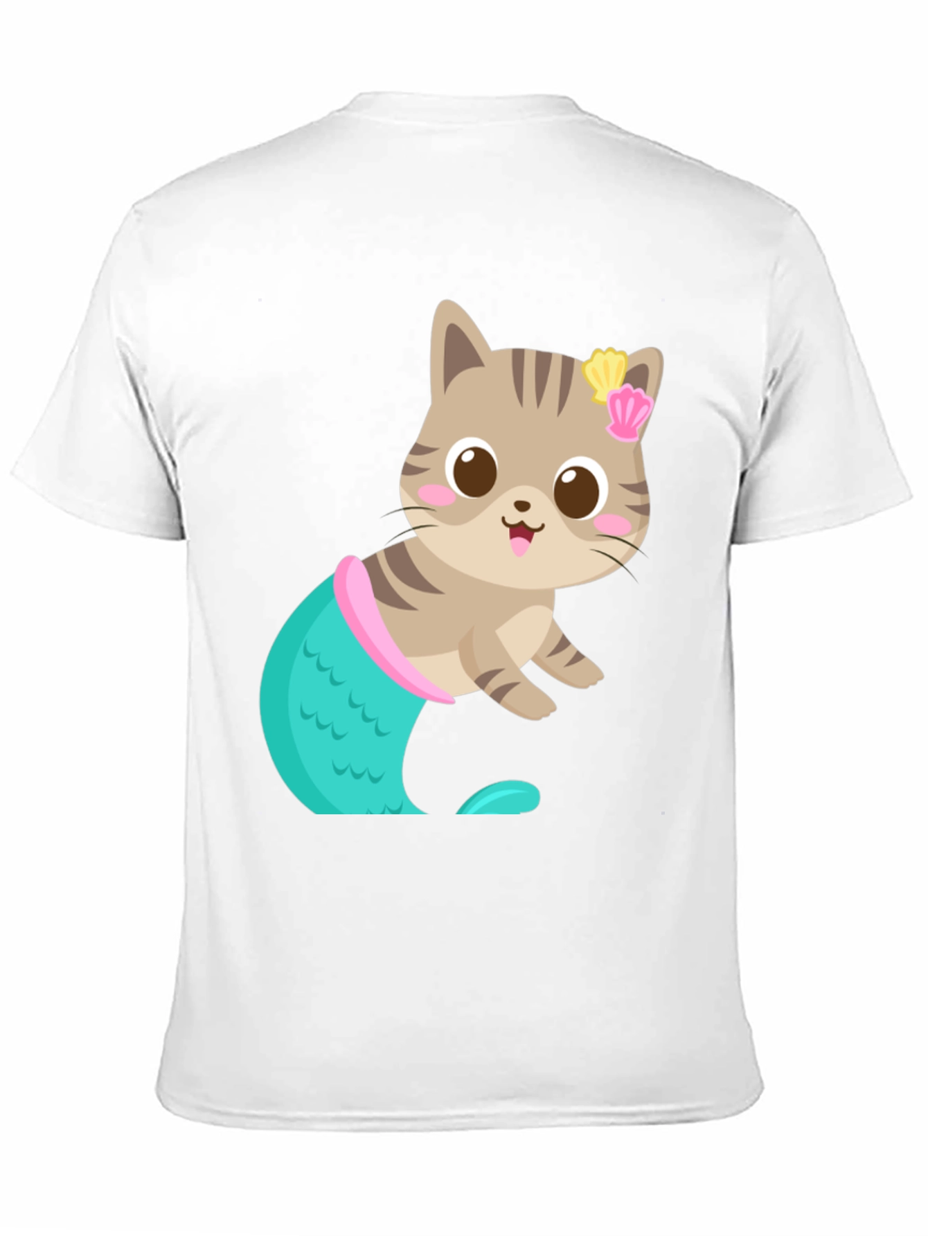 Cute Cat Mermaid T-Shirt