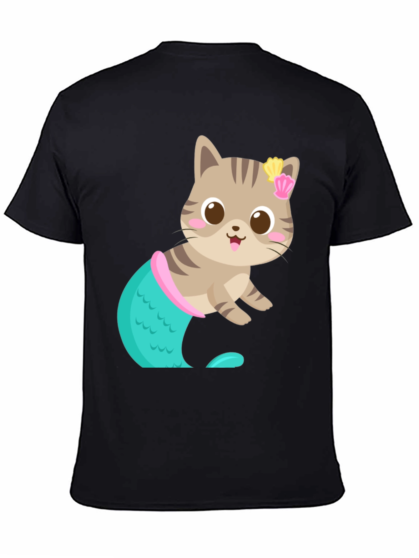 Cute Cat Mermaid T-Shirt