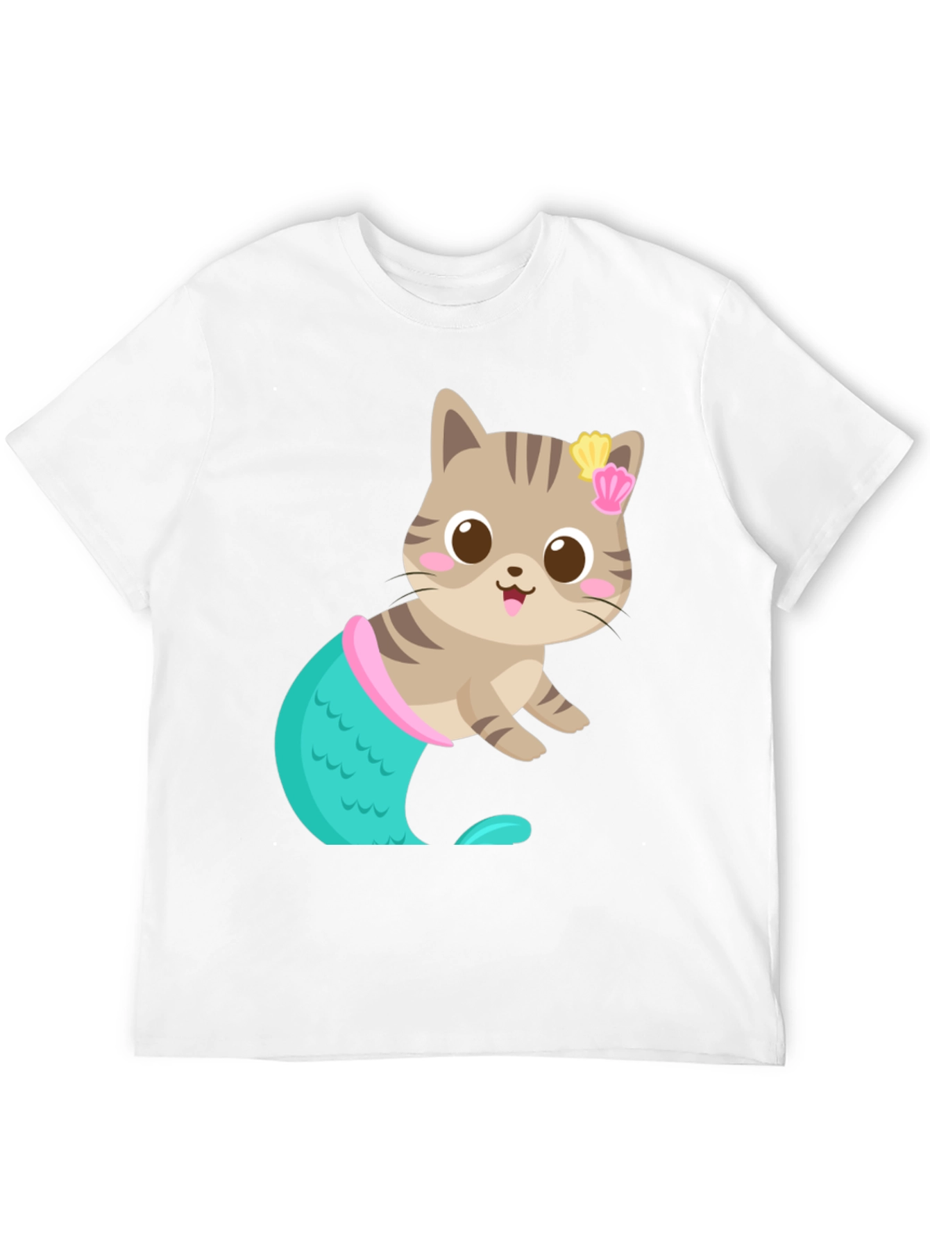 Cute Cat Mermaid T-Shirt