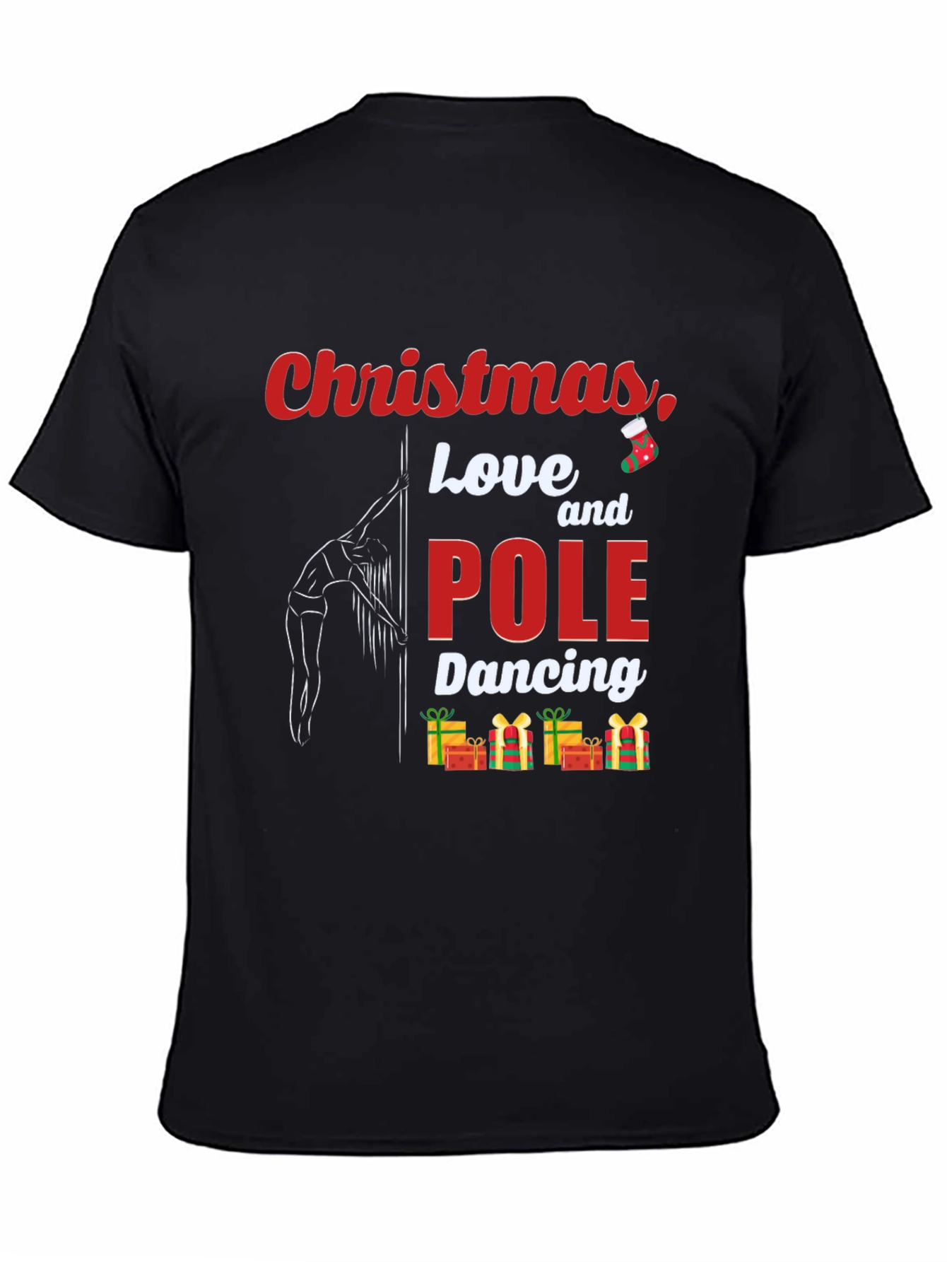 Christmas Pole Dancing Graphic Tee