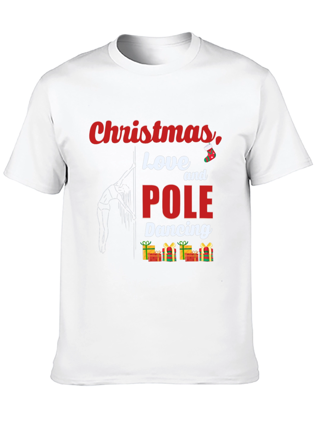 Christmas Pole Dancing Graphic Tee