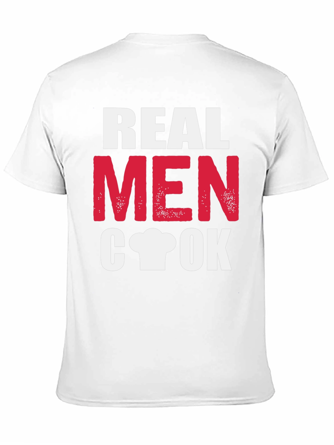 Real Men Cook Graphic Tee - Chef Humor