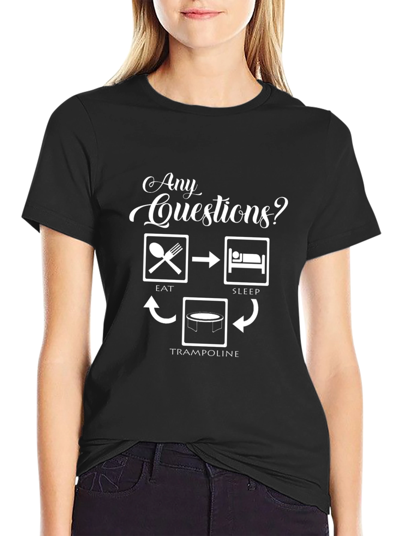 Eat Sleep Trampoline T-Shirt