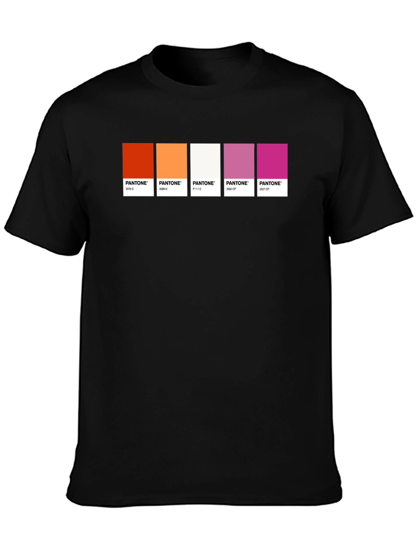 Lesbian Pride Pantone T-Shirt - LGBTQ+ Tee