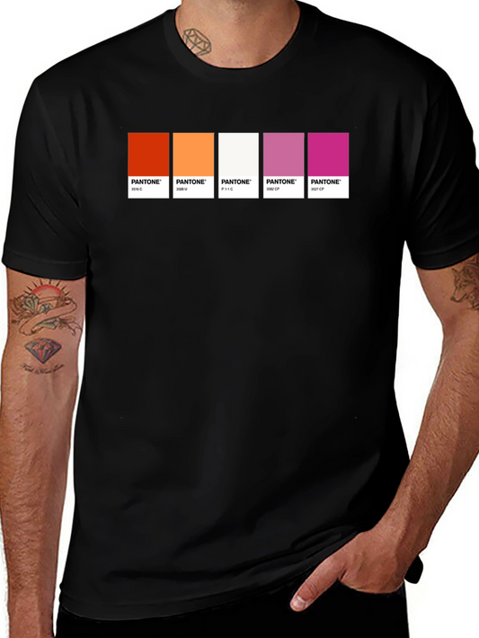 Lesbian Pride Pantone T-Shirt - LGBTQ+ Tee