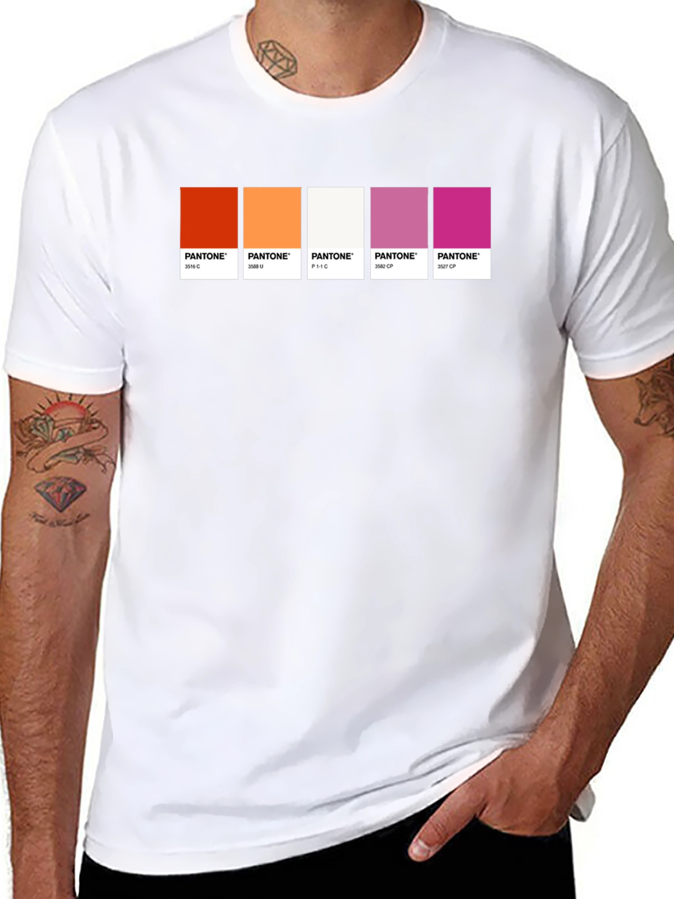 Lesbian Pride Pantone T-Shirt - LGBTQ+ Tee