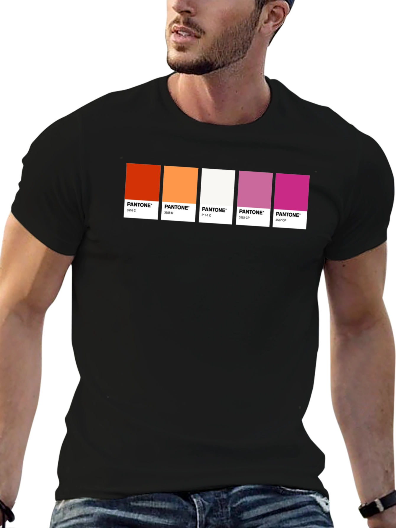 Lesbian Pride Pantone T-Shirt - LGBTQ+ Tee