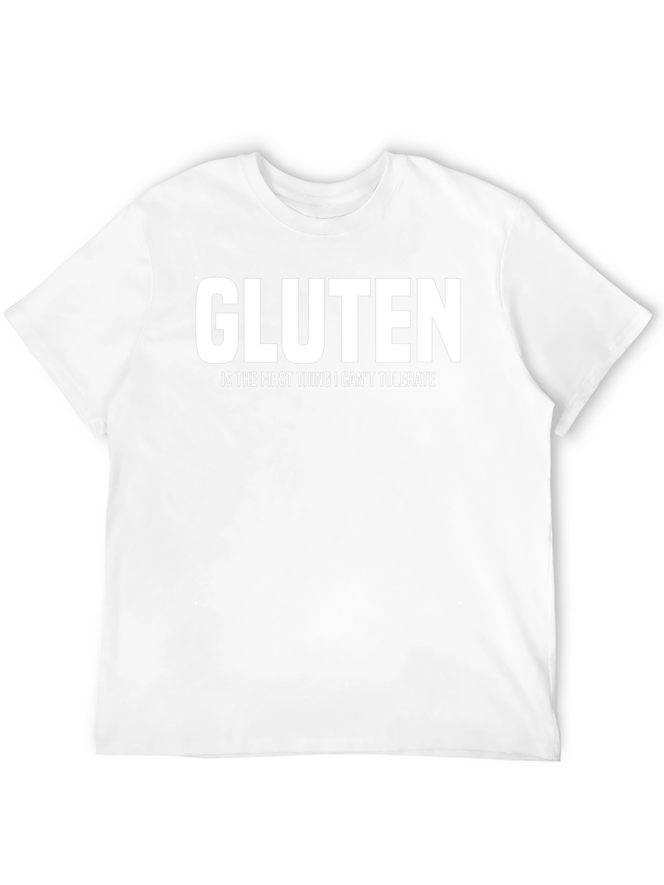 Gluten Intolerance T-Shirt Funny Sarcastic Tee