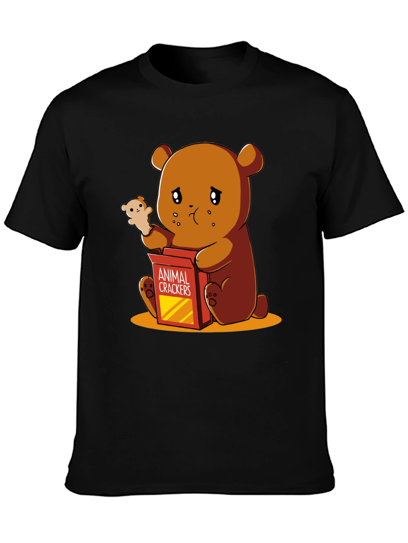Sad Bear Animal Crackers Graphic Tee