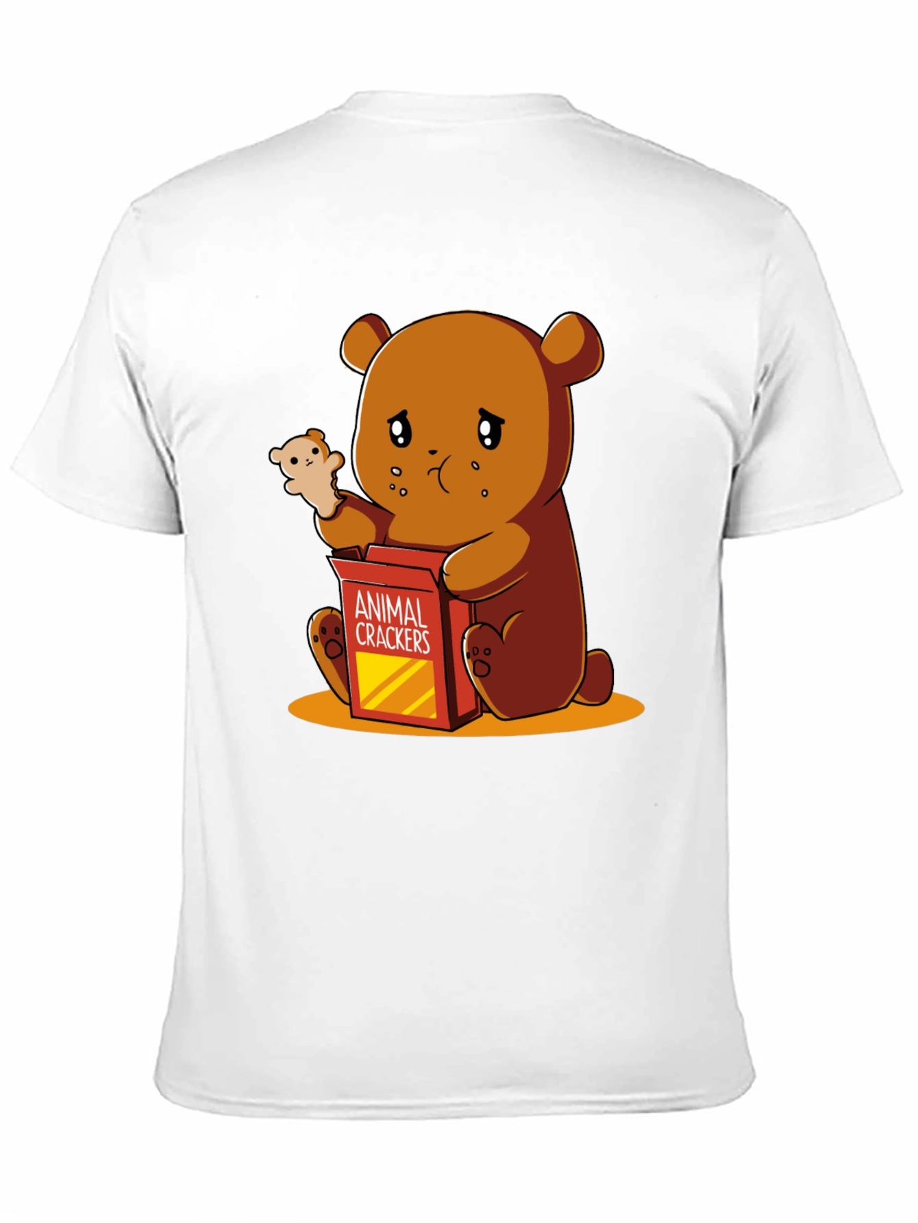 Sad Bear Animal Crackers Graphic Tee