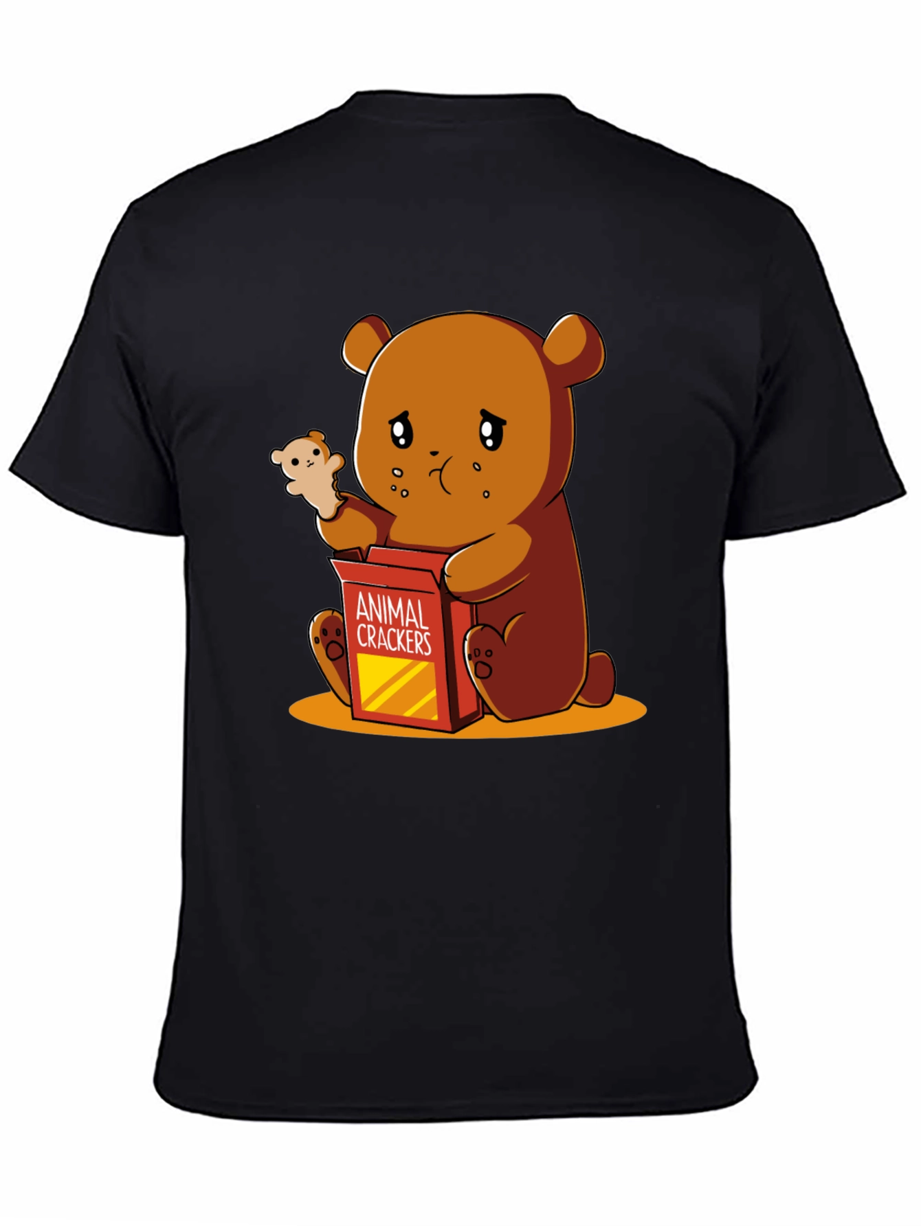 Sad Bear Animal Crackers Graphic Tee
