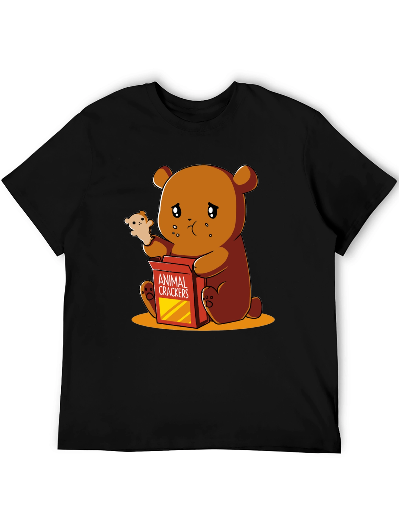 Sad Bear Animal Crackers Graphic Tee