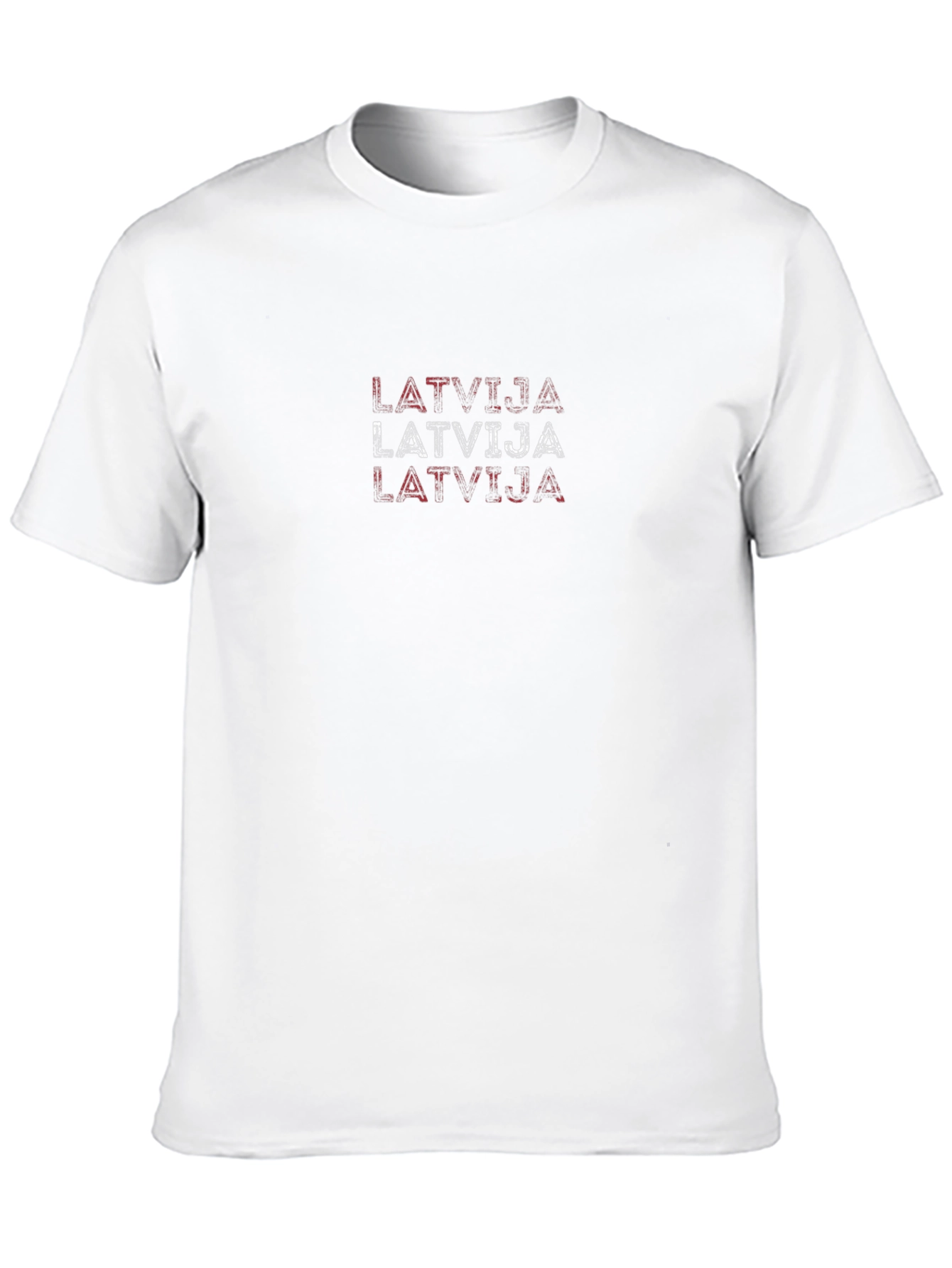 Latvija Flag T-Shirt - Black Cotton Tee