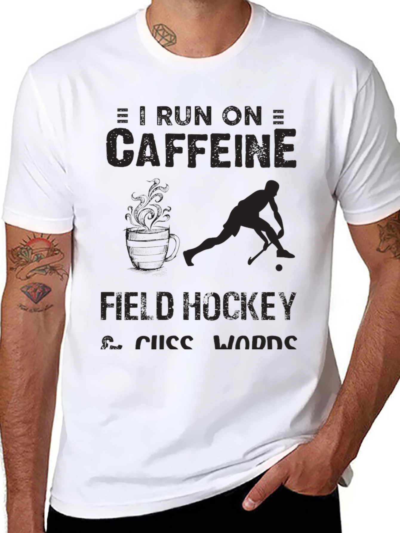 Caffeine & Field Hockey T-Shirt