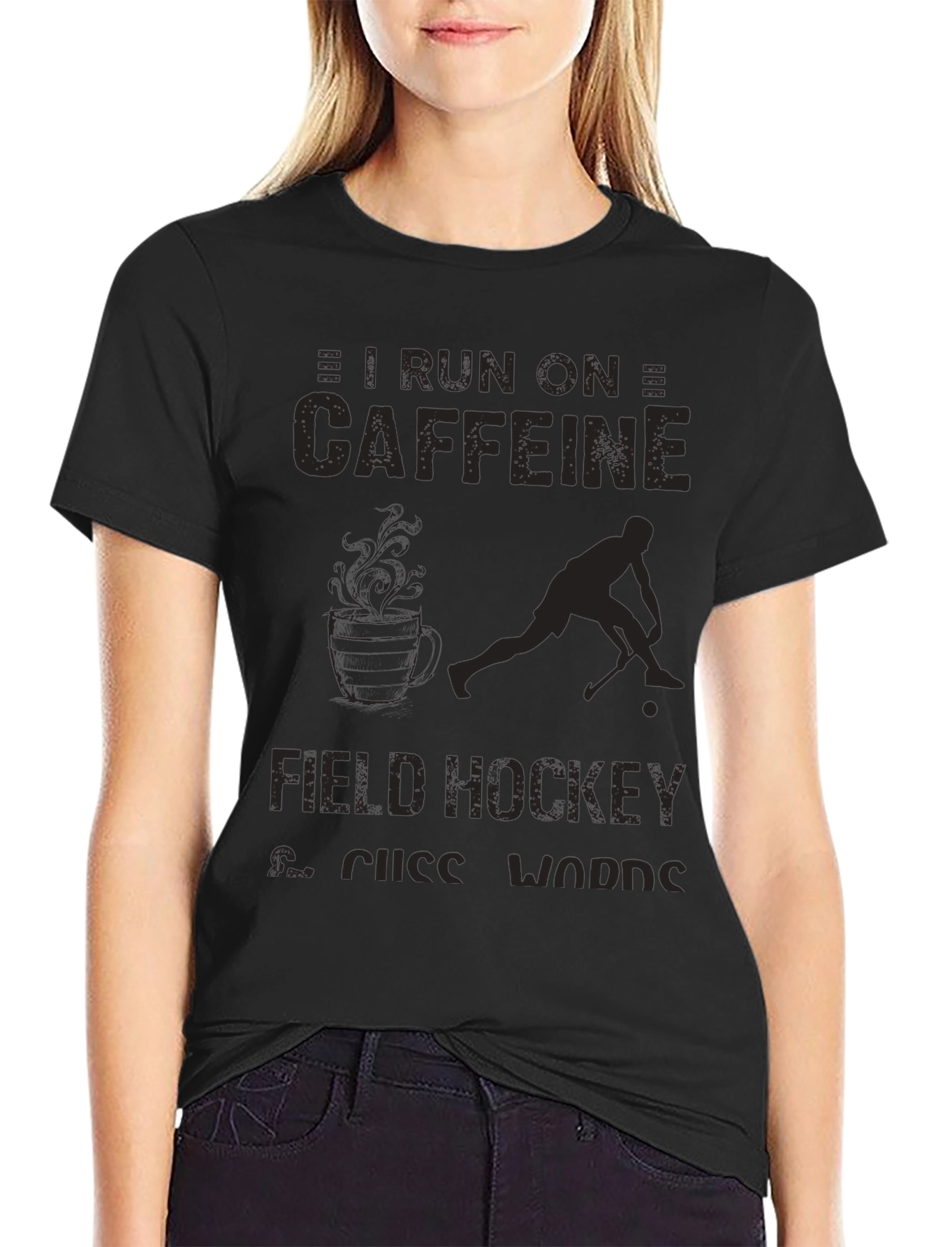 Caffeine & Field Hockey T-Shirt