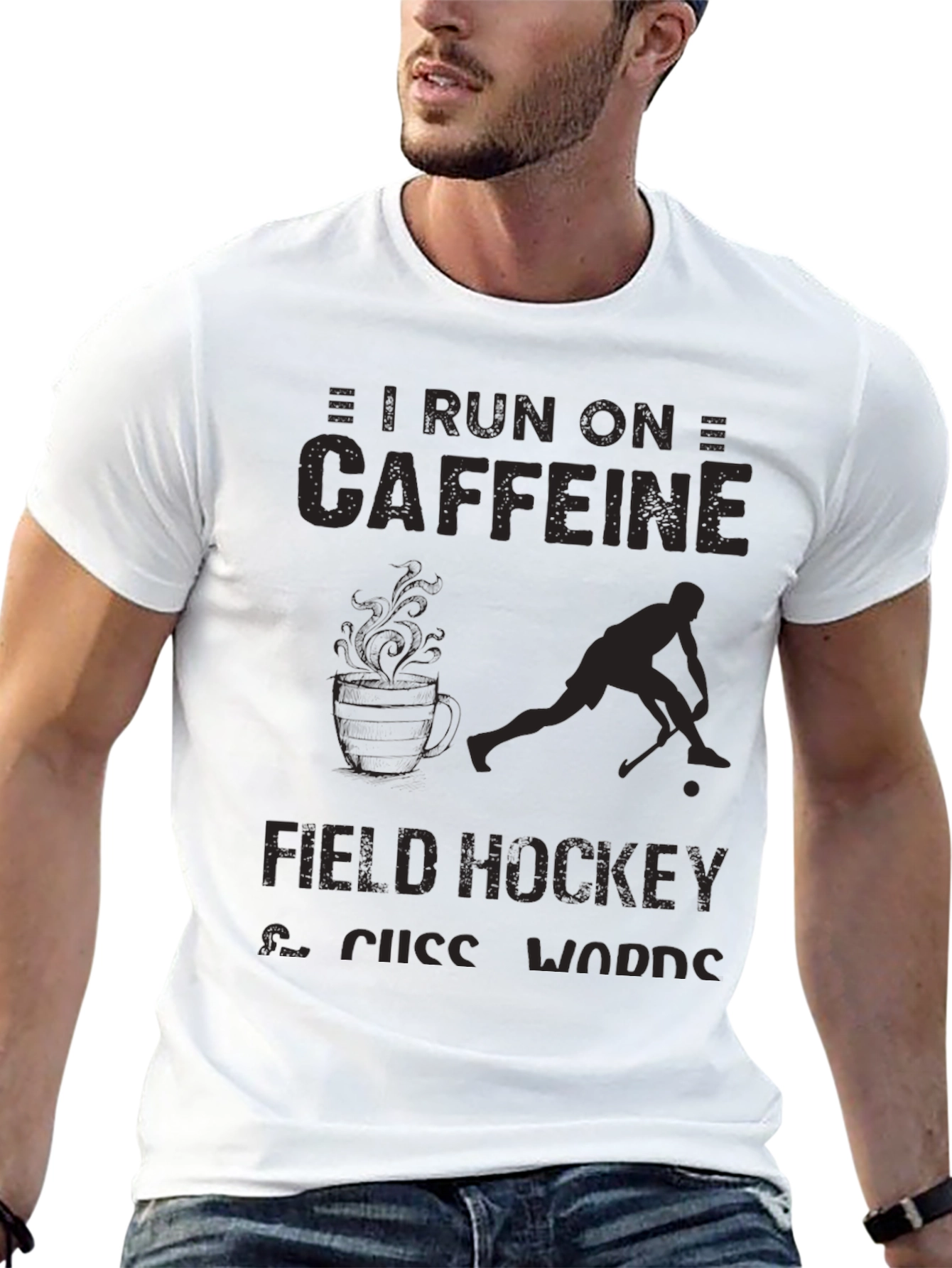 Caffeine & Field Hockey T-Shirt