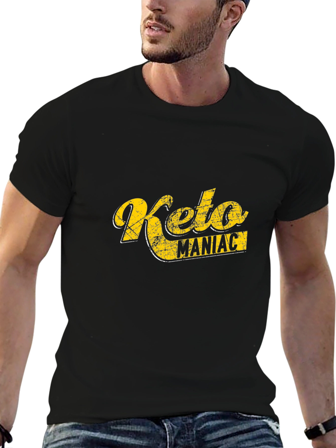 Keto Maniac Black T-Shirt
