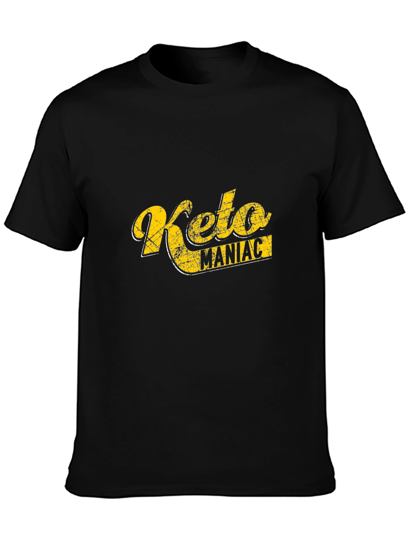 Keto Maniac Black T-Shirt