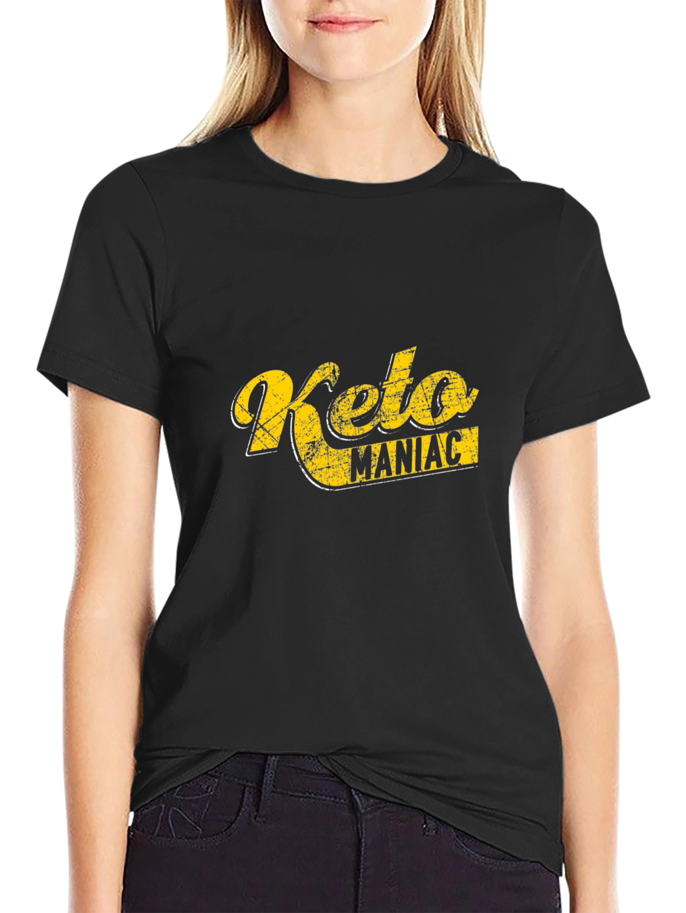 Keto Maniac Black T-Shirt