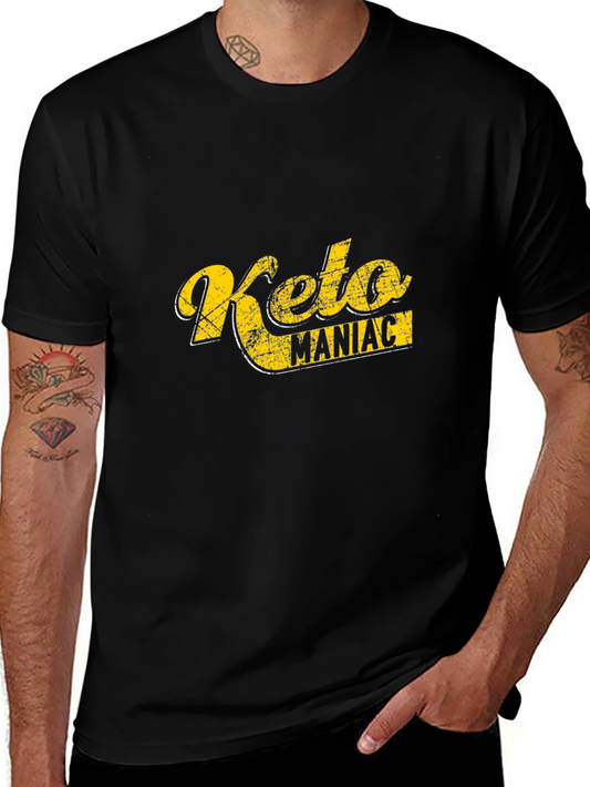 Keto Maniac Black T-Shirt