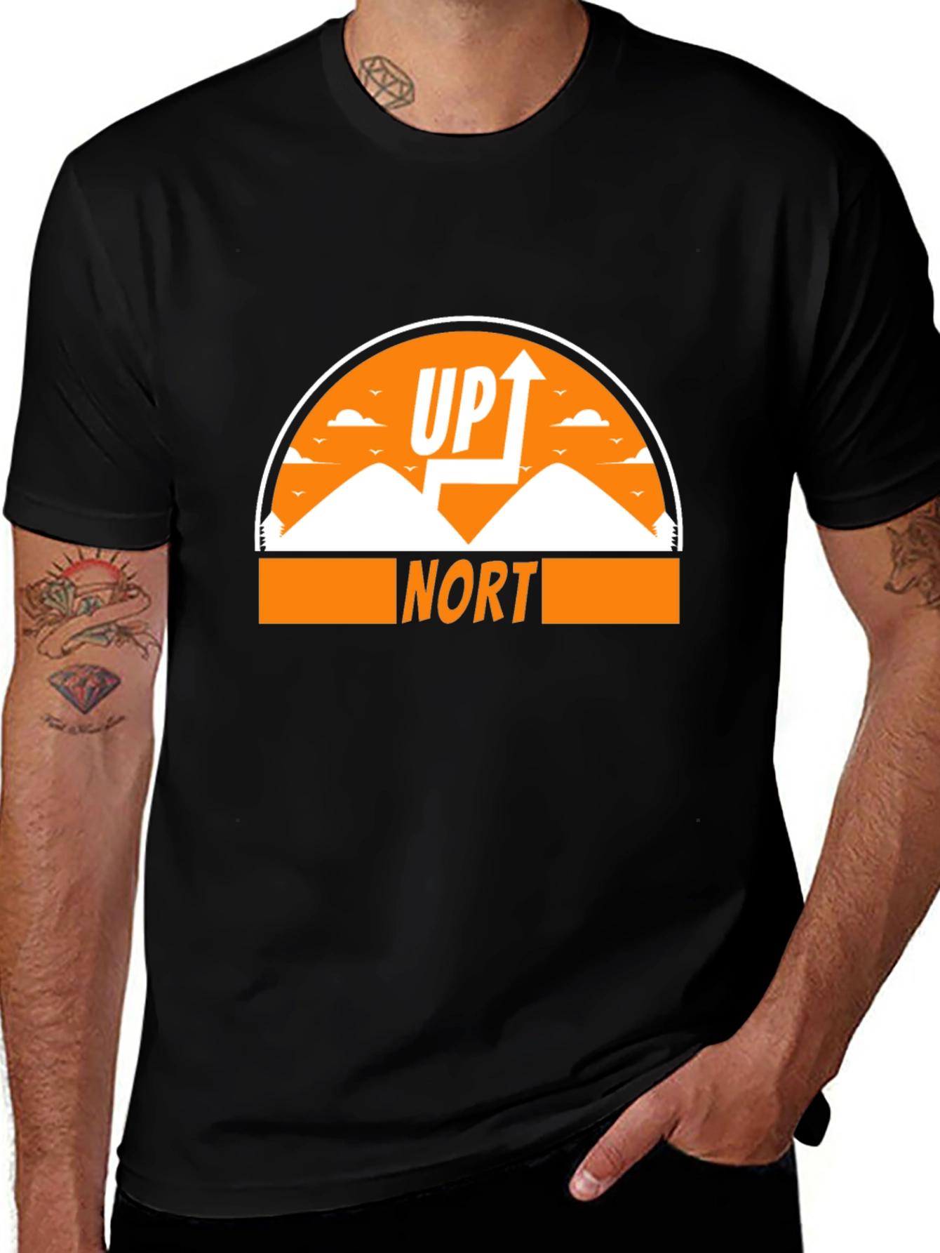 Up Nort Graphic Tee - Adventure Awaits!