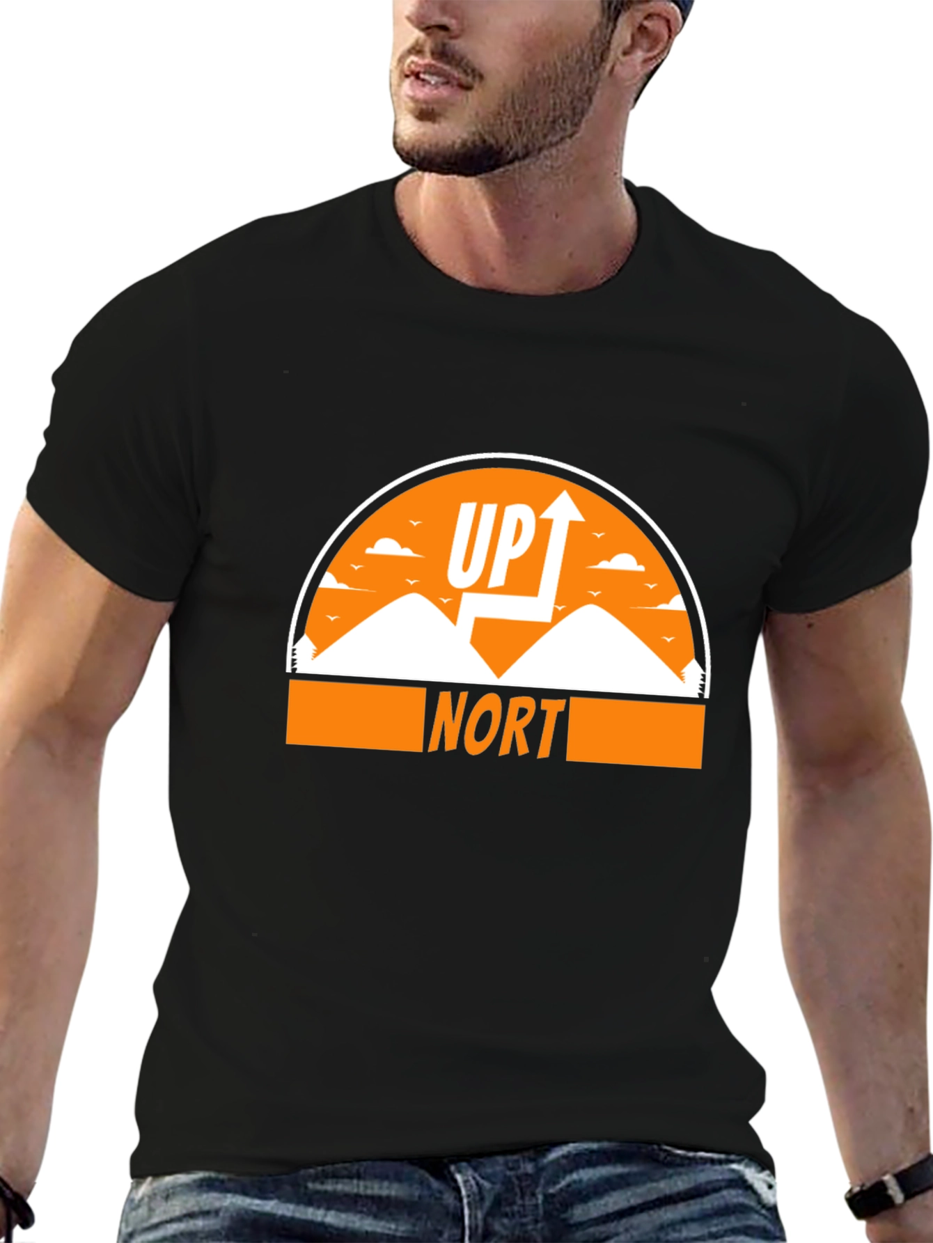 Up Nort Graphic Tee - Adventure Awaits!