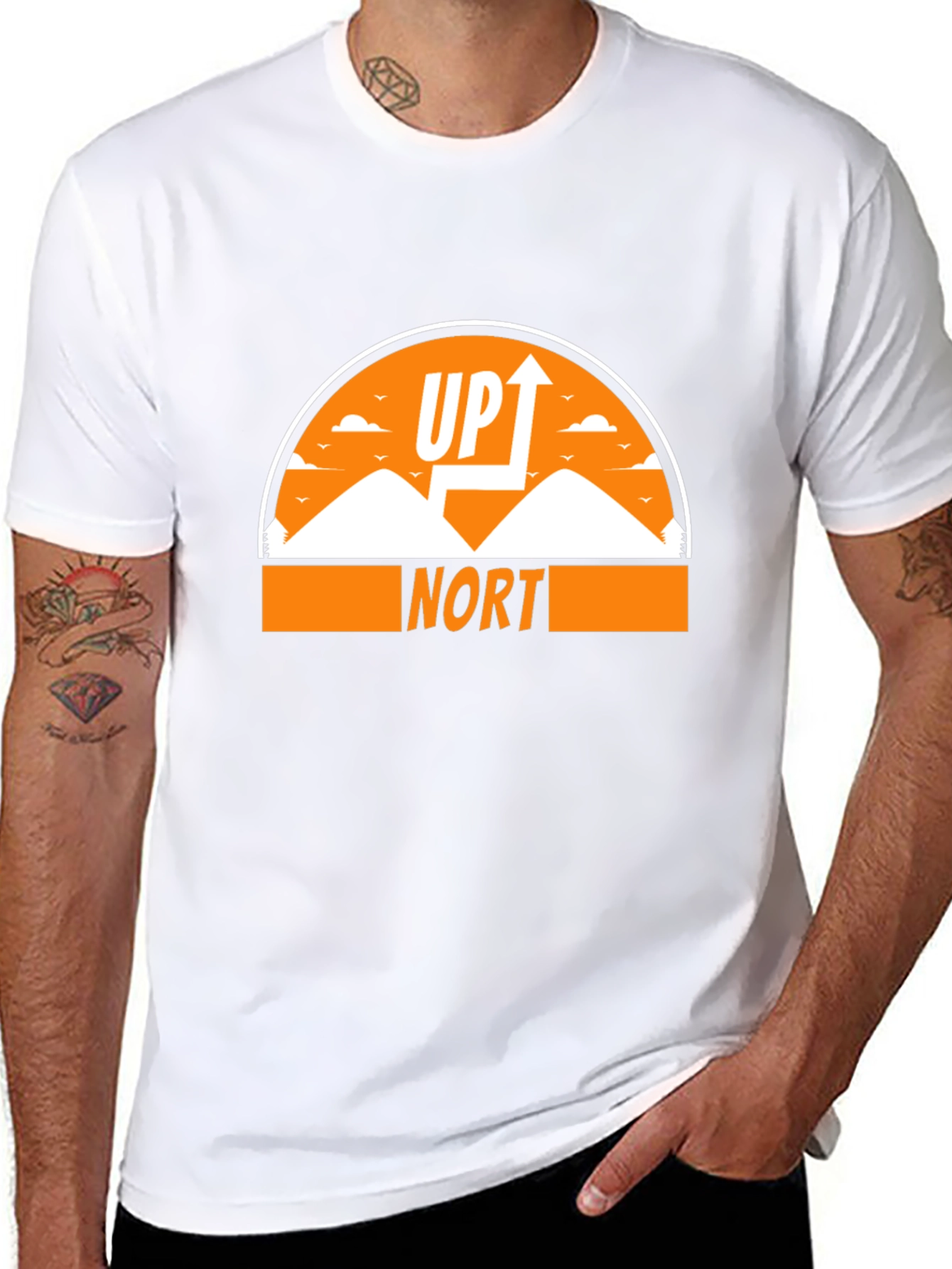 Up Nort Graphic Tee - Adventure Awaits!