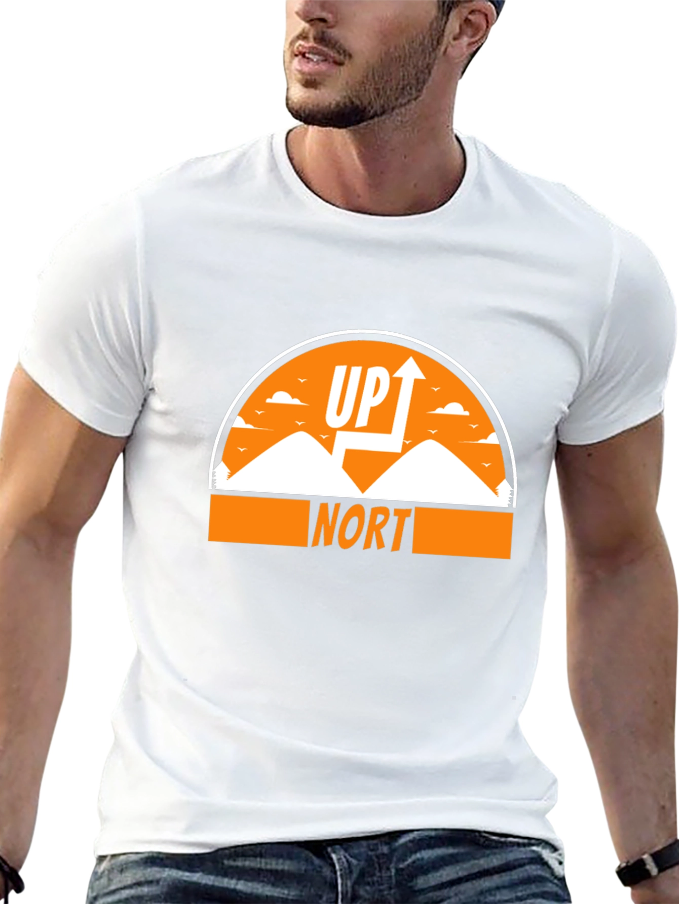 Up Nort Graphic Tee - Adventure Awaits!