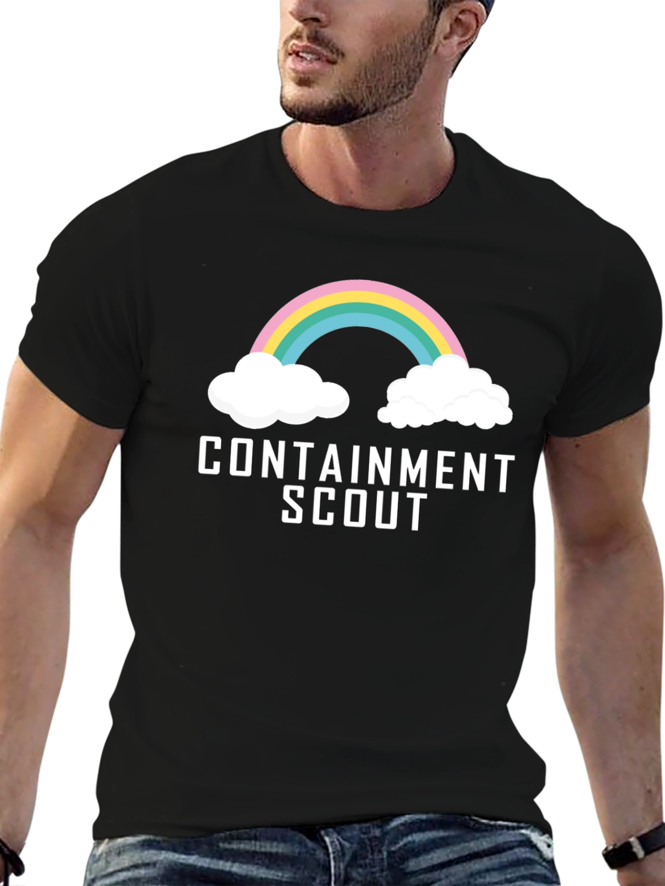 Containment Scout T-Shirt - Rainbow Graphic Tee