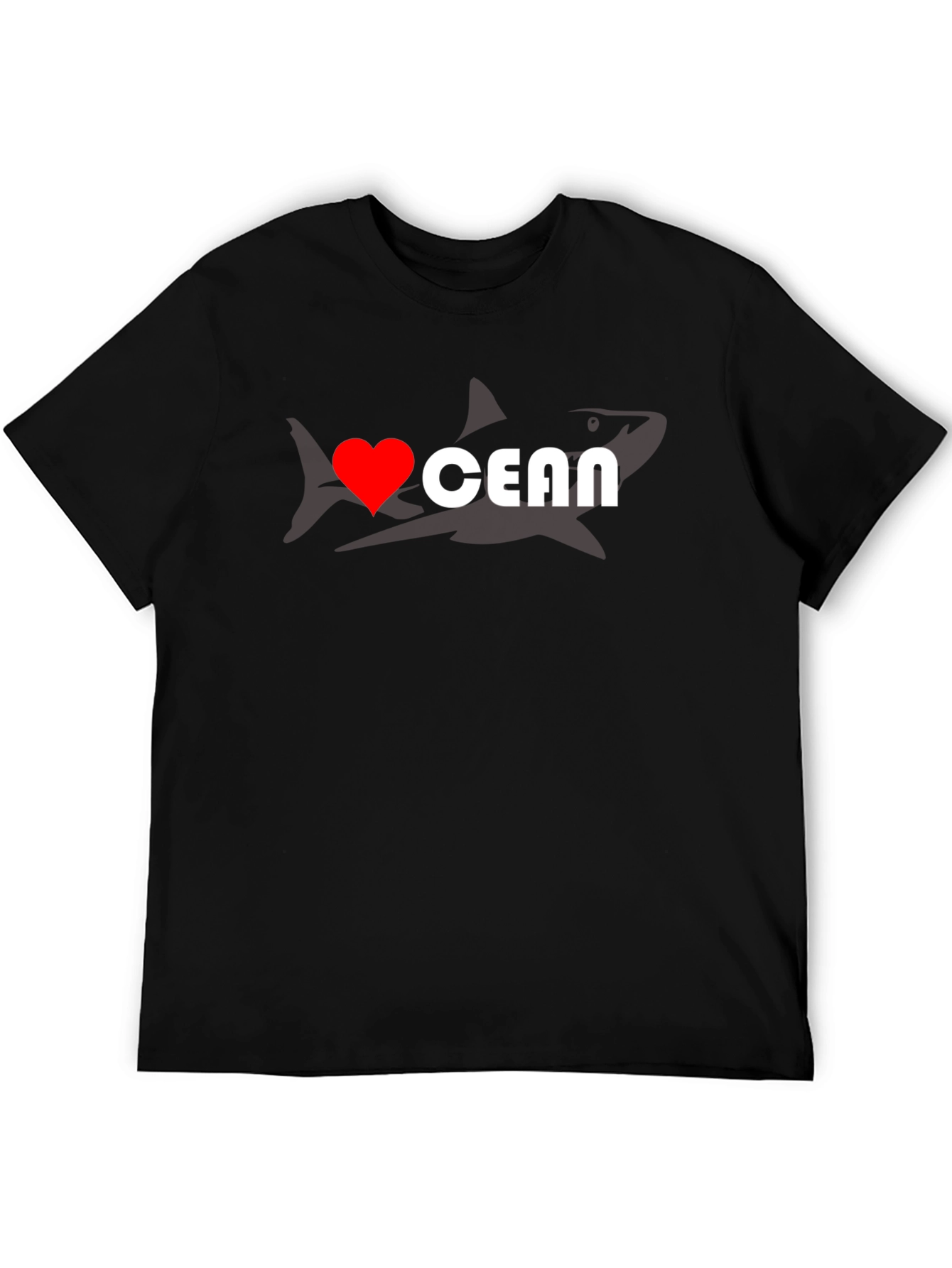 I Heart Ocean Shark Graphic T-Shirt