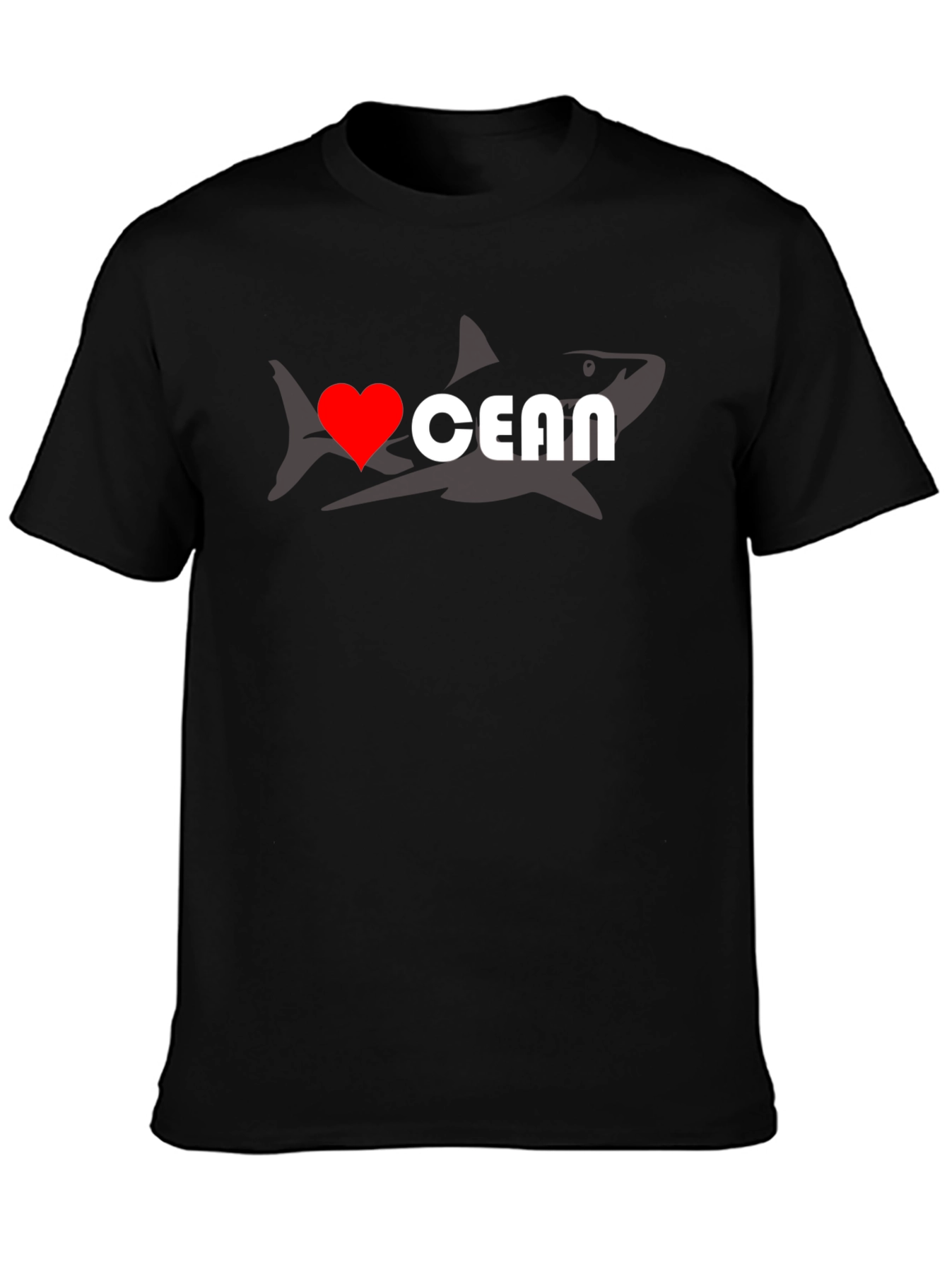 I Heart Ocean Shark Graphic T-Shirt