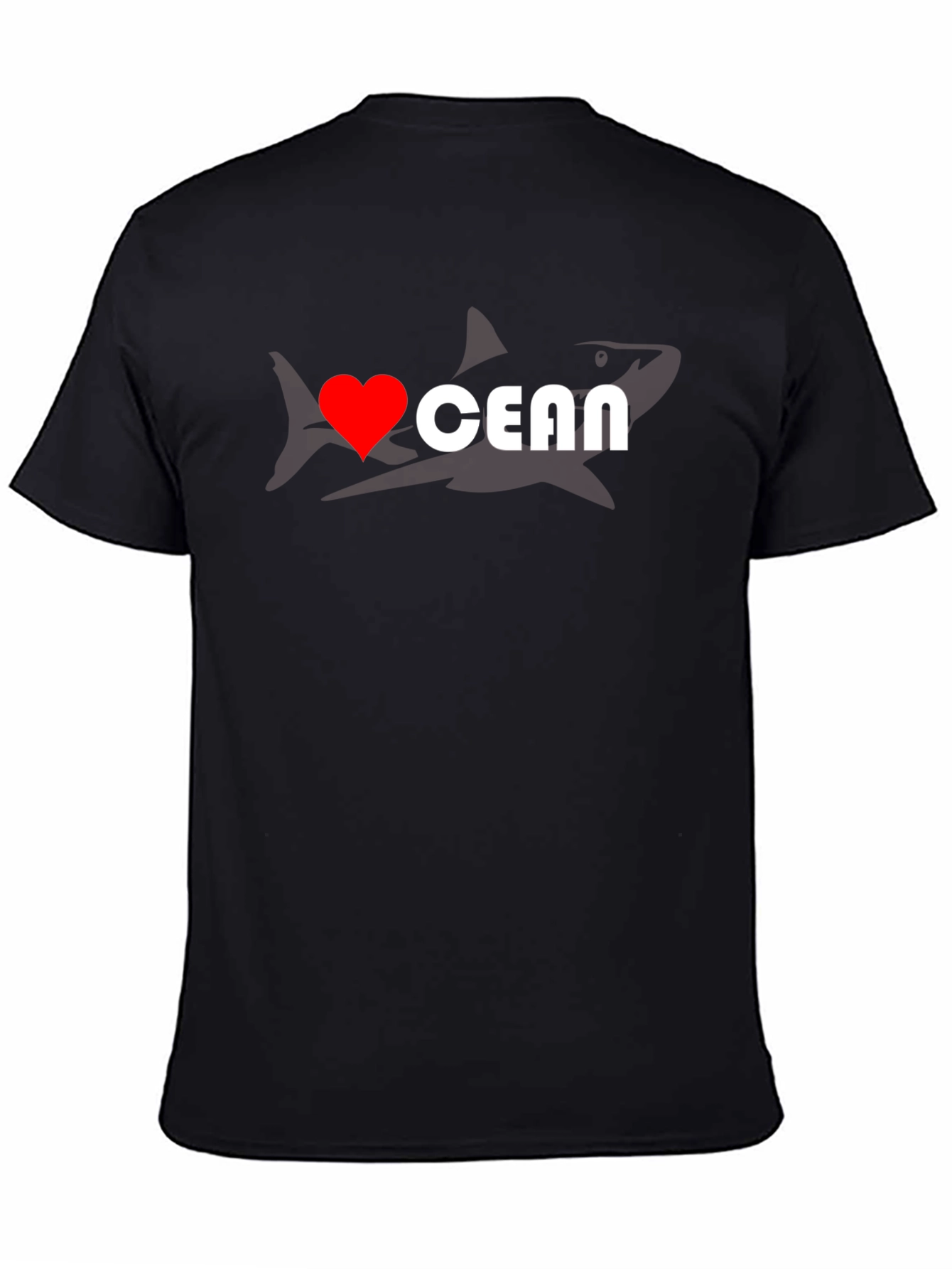 I Heart Ocean Shark Graphic T-Shirt
