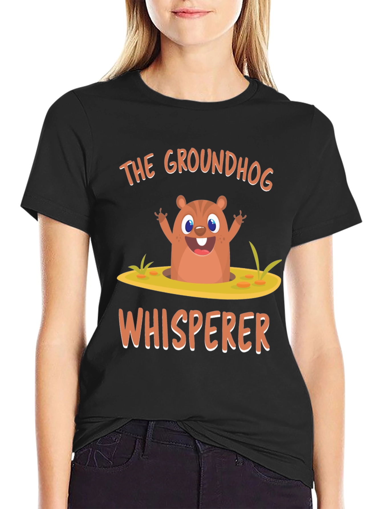 Groundhog Whisperer Graphic Tee - Cute Animal T-Shirt