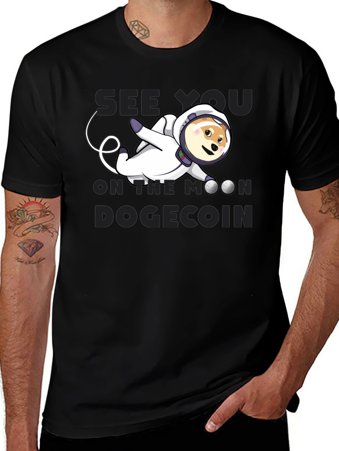 Dogecoin to the Moon T-Shirt