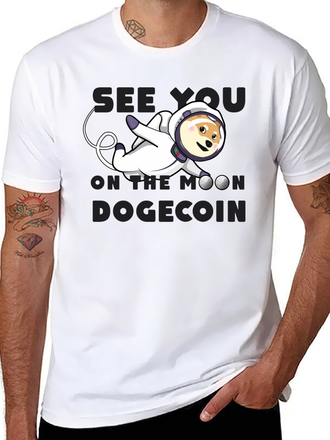 Dogecoin to the Moon T-Shirt