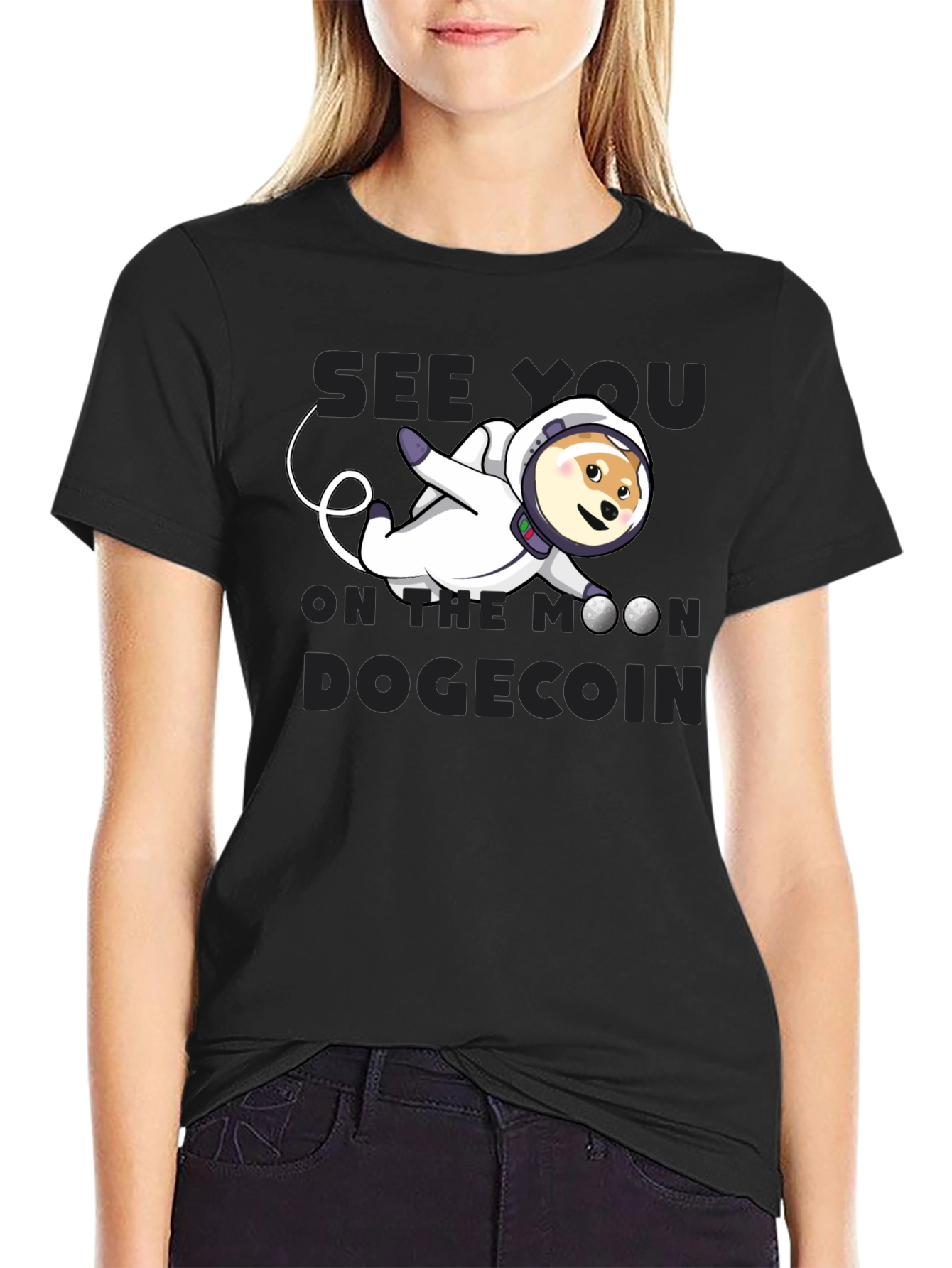 Dogecoin to the Moon T-Shirt