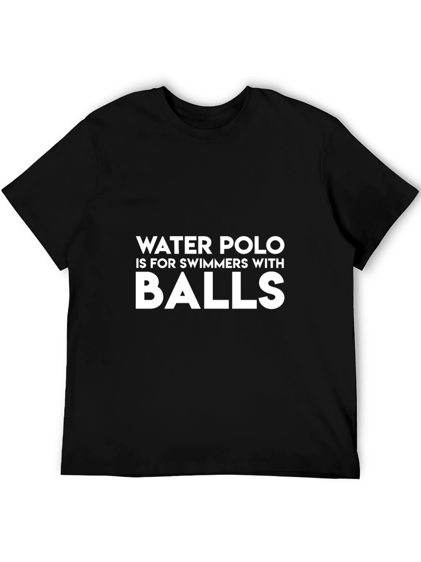 Water Polo Swimmers Balls Graphic Tee
