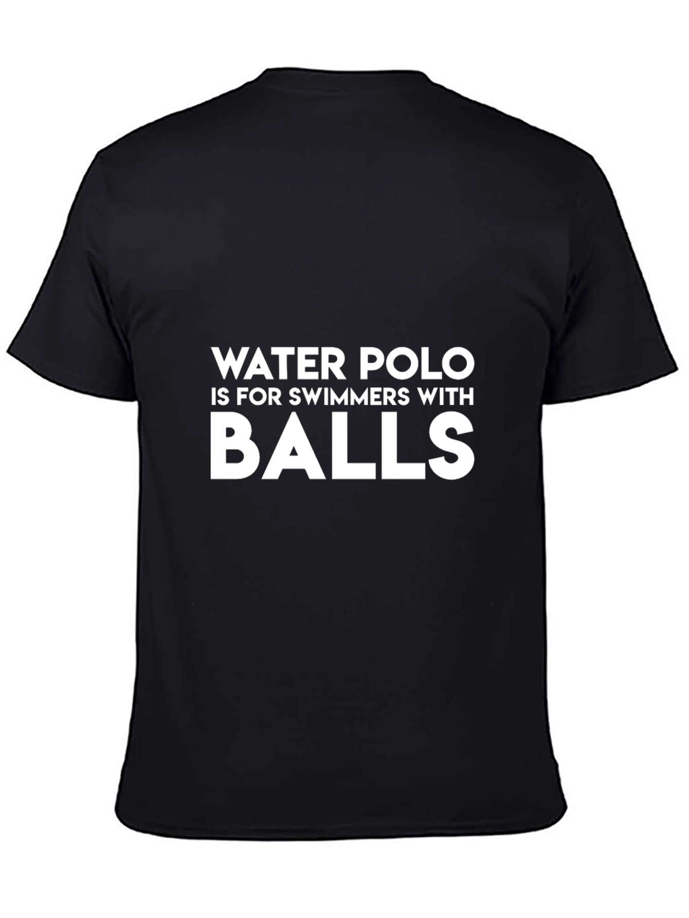 Water Polo Swimmers Balls Graphic Tee