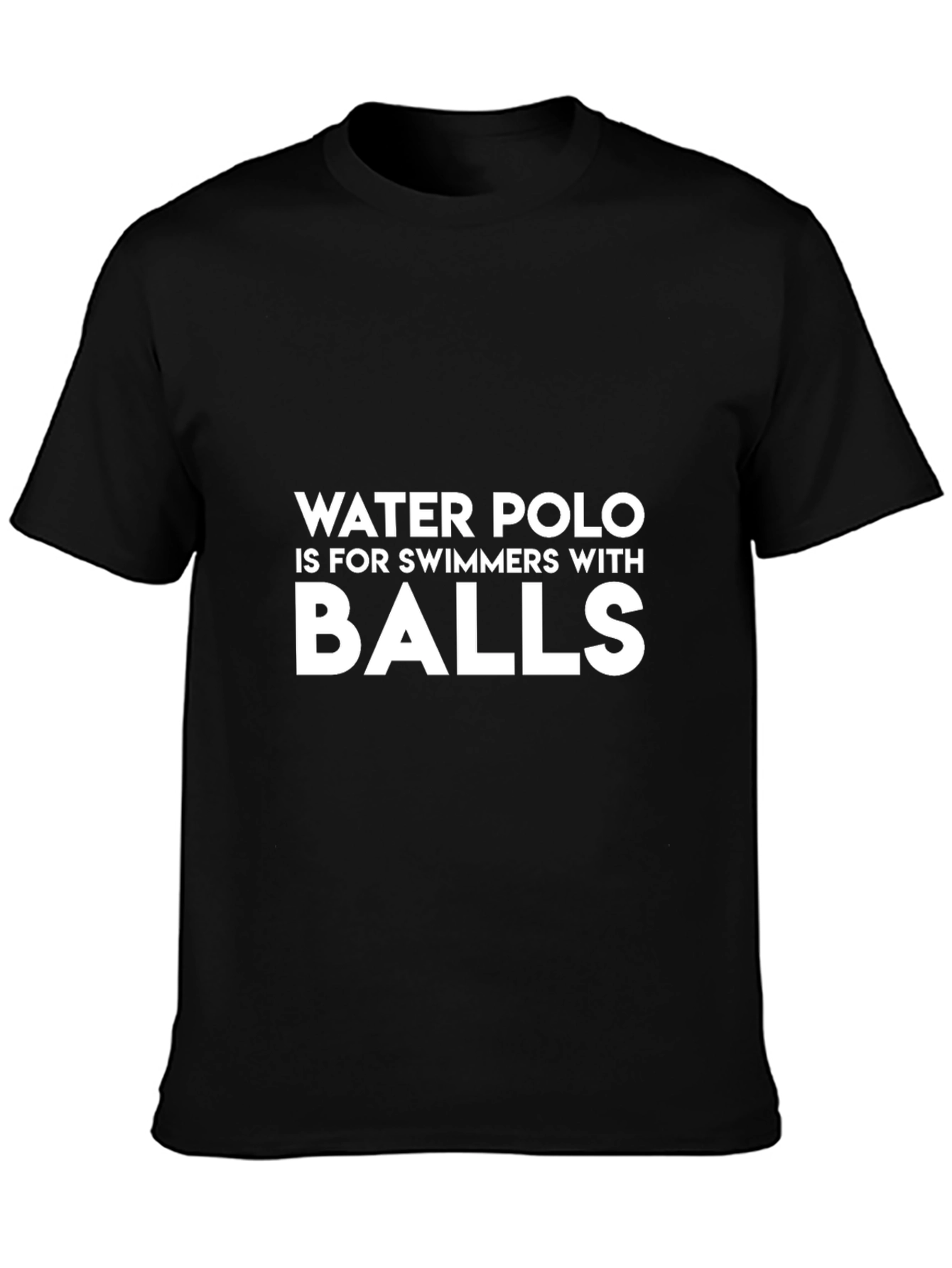 Water Polo Swimmers Balls Graphic Tee